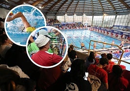 Imágenes de pruebas en la piscina Laura López, de salvamento y socorrismo, y de tiro con arco.