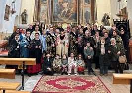 Celebrantes de Santa Águeda en San Román de Hornija