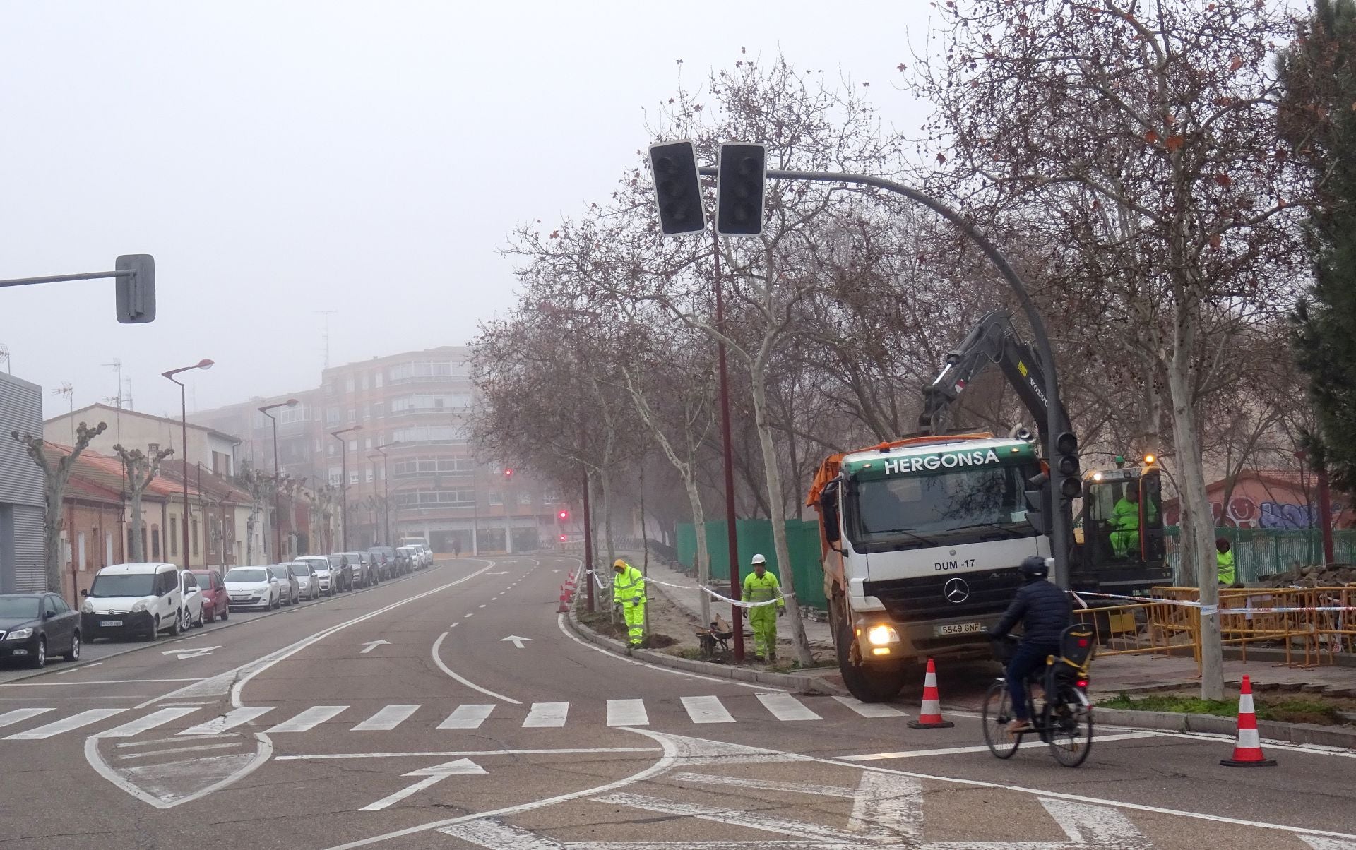 La construcción del carril bici de Pajarillos en imágenes