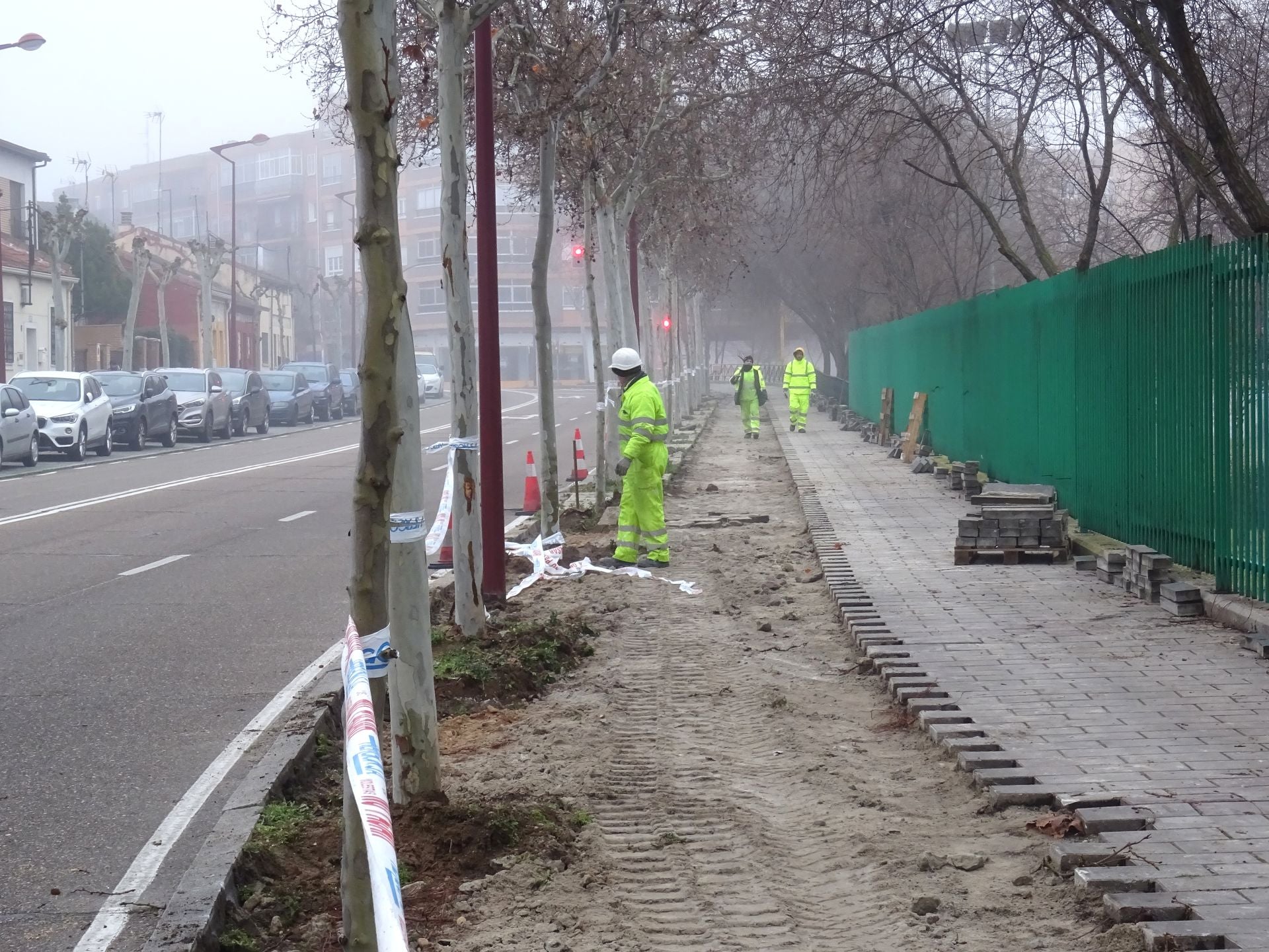 La construcción del carril bici de Pajarillos en imágenes