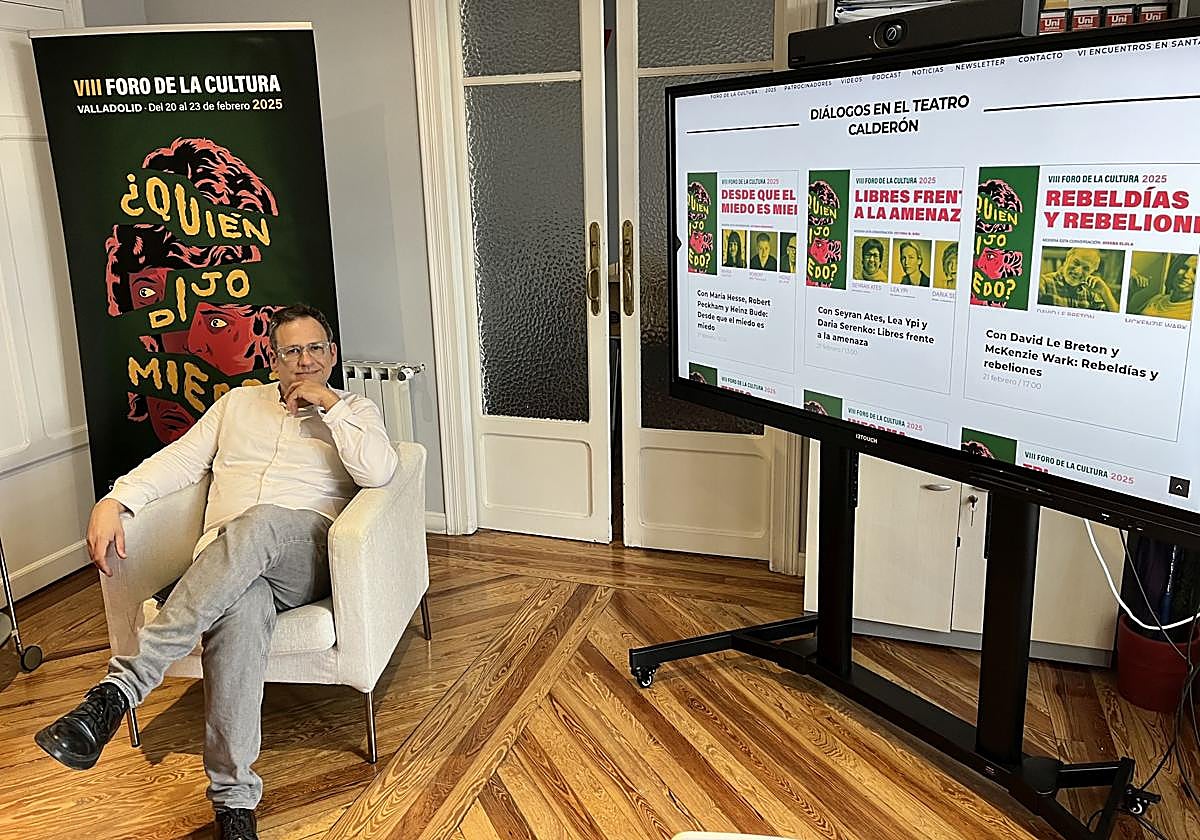 Óscar Blanco Esteban, director del Foro de la Cultura.