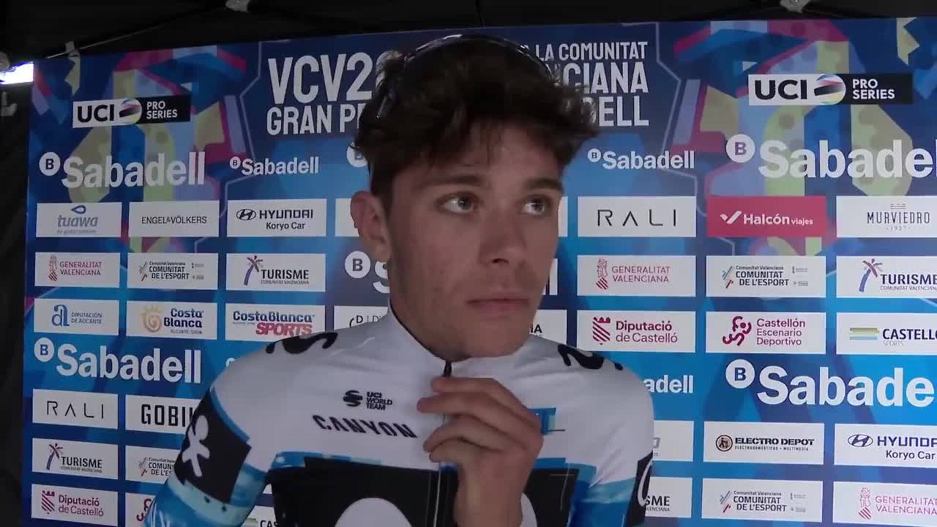 Iván Romeo gana su primera etapa como ciclista profesional del Movistar Team