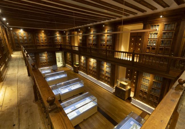 Sala Juan de Herrera, una de las estancias del Archivo de Simancas más frecuentadas por Alice B. Gould.