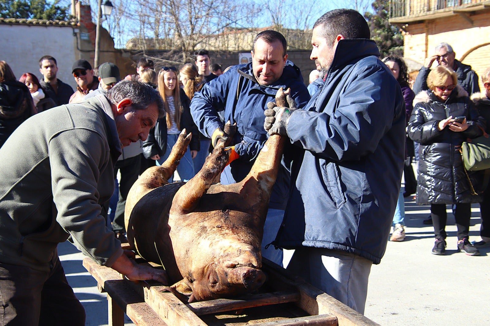 Palazuelo de Vedija celebra la fiesta de la matanza