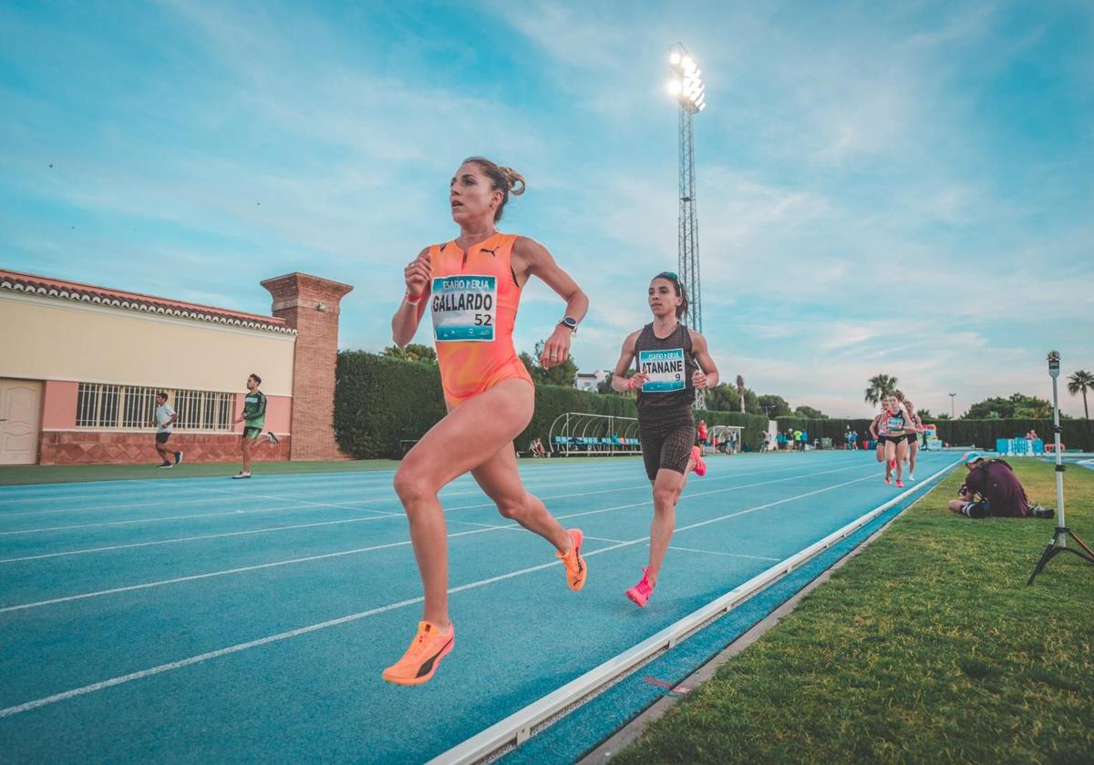 Carla Gallardo en una competición anterior.