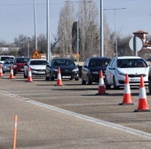 Las obras de la VA-20 obligan a circular en un solo carril durante tres kilómetros