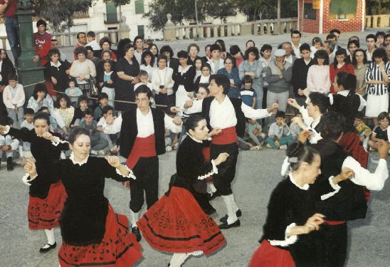 Tradición de 'Los paloteos'. 12 de julio de 1988.