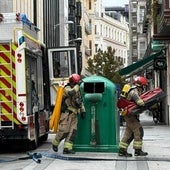 Susto en la calle Regalado por un incendio en una vivienda