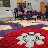 Las alfombras florales de Carrión se exhibirán en Roma