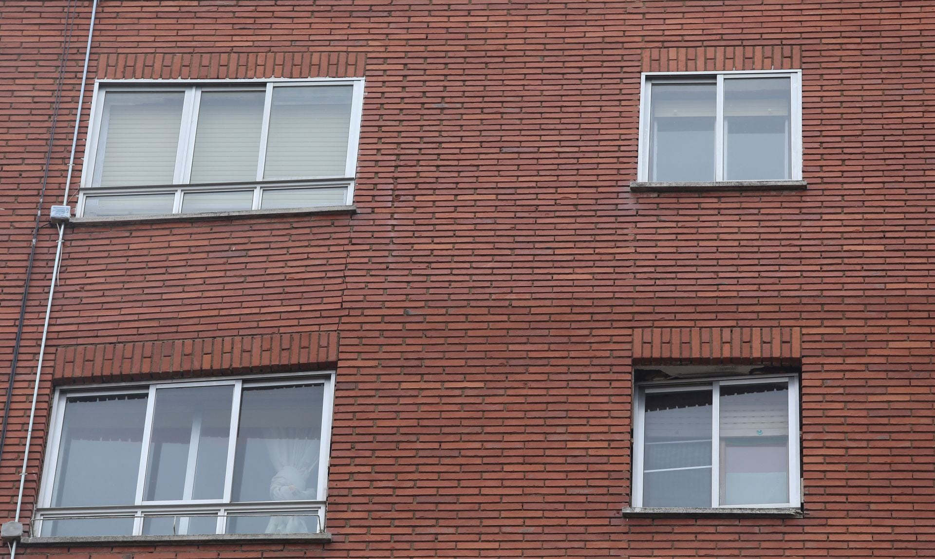 Así se encuentra el edificio de Pan y Guindas por riesgo de derrumbe