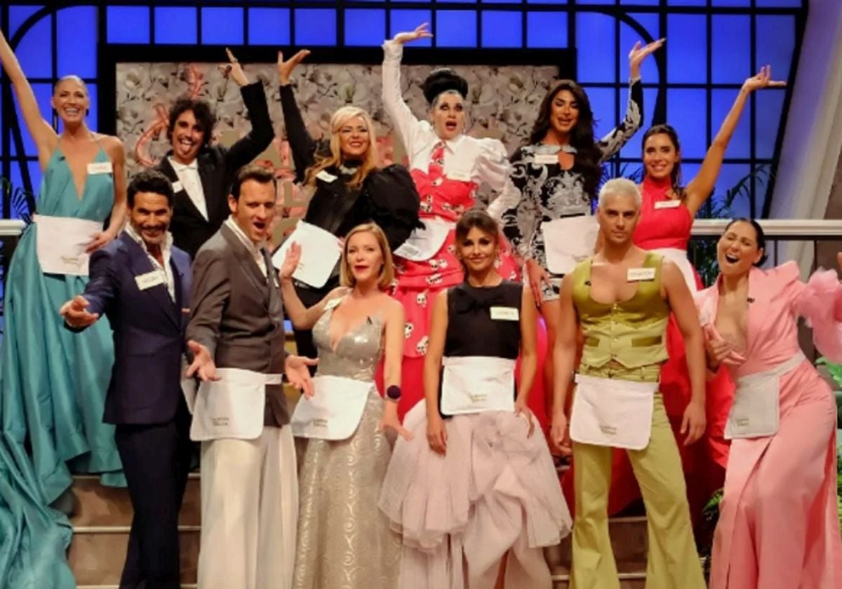 Concursantes de la primera edición de 'Maestros de la costura Celebrity'.