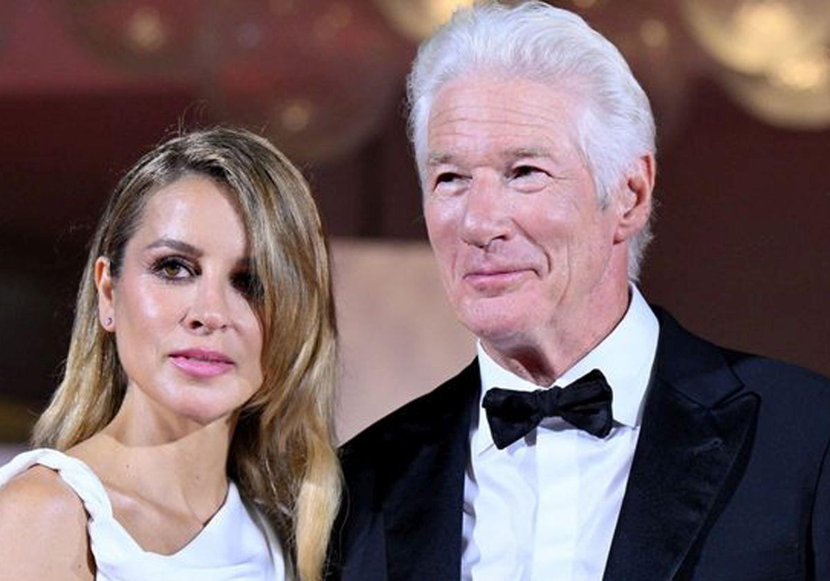 Richard Gere y su mujer, Alejandra Silva, en una imagen de archivo.