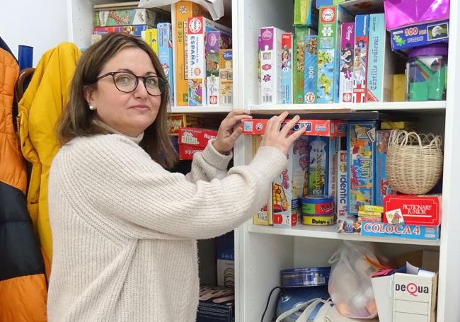 Beatriz Tomás, coordinadora de la asociación Camino, que ahora ocupa el antiguo colegio Rosa Chacel.