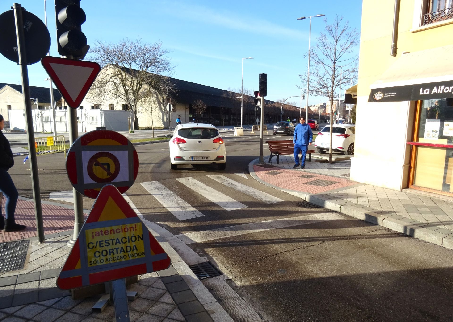 Las imágenes de las obras de la Calle Estación