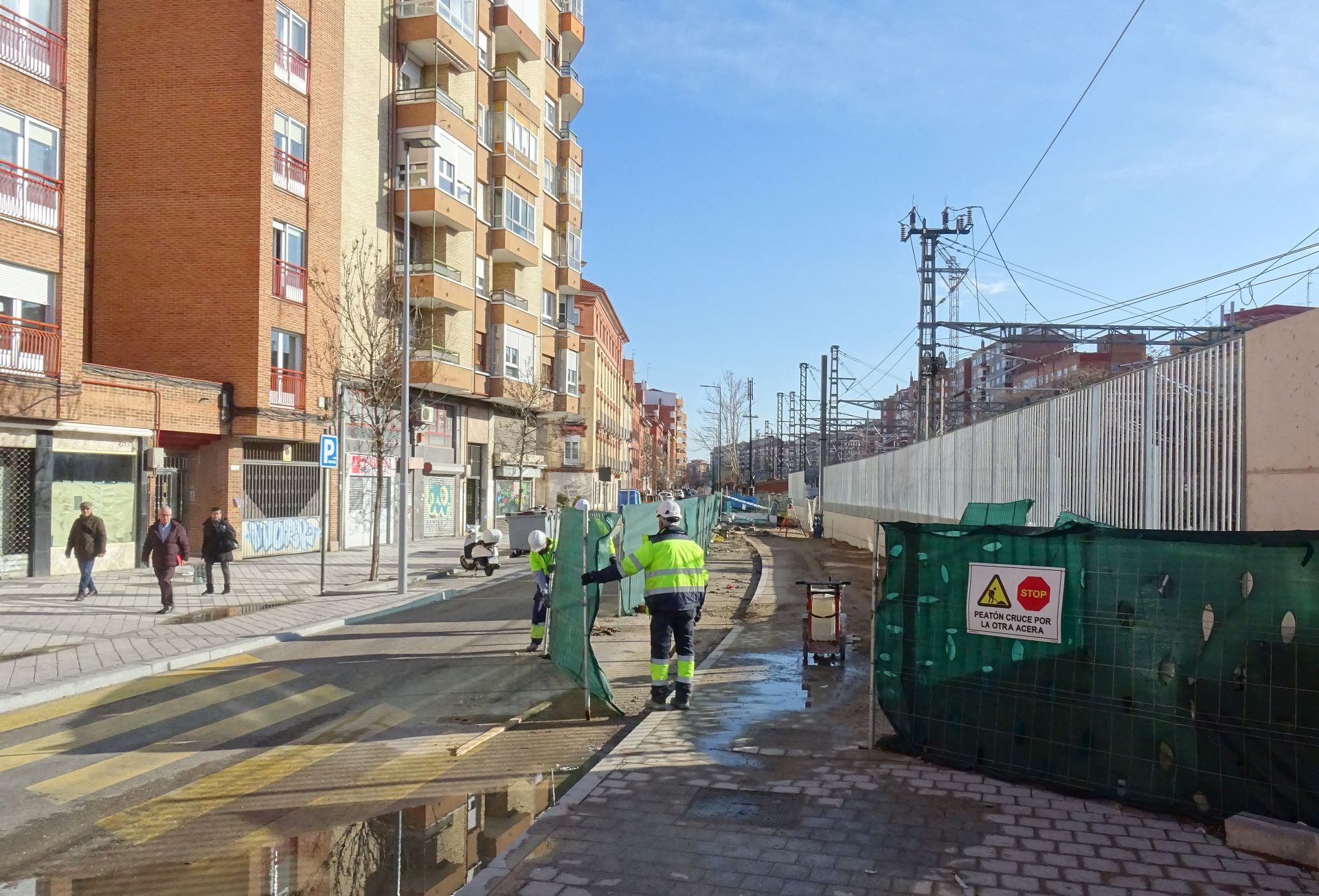 Las imágenes de las obras de la Calle Estación