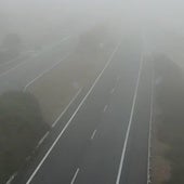 La niebla complica la circulación en carreteras principales de dos provincias