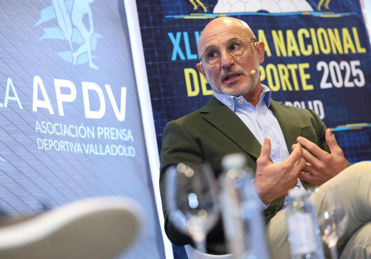 Luis de la Fuente, durante su participación en los Desayunos de la APDV.