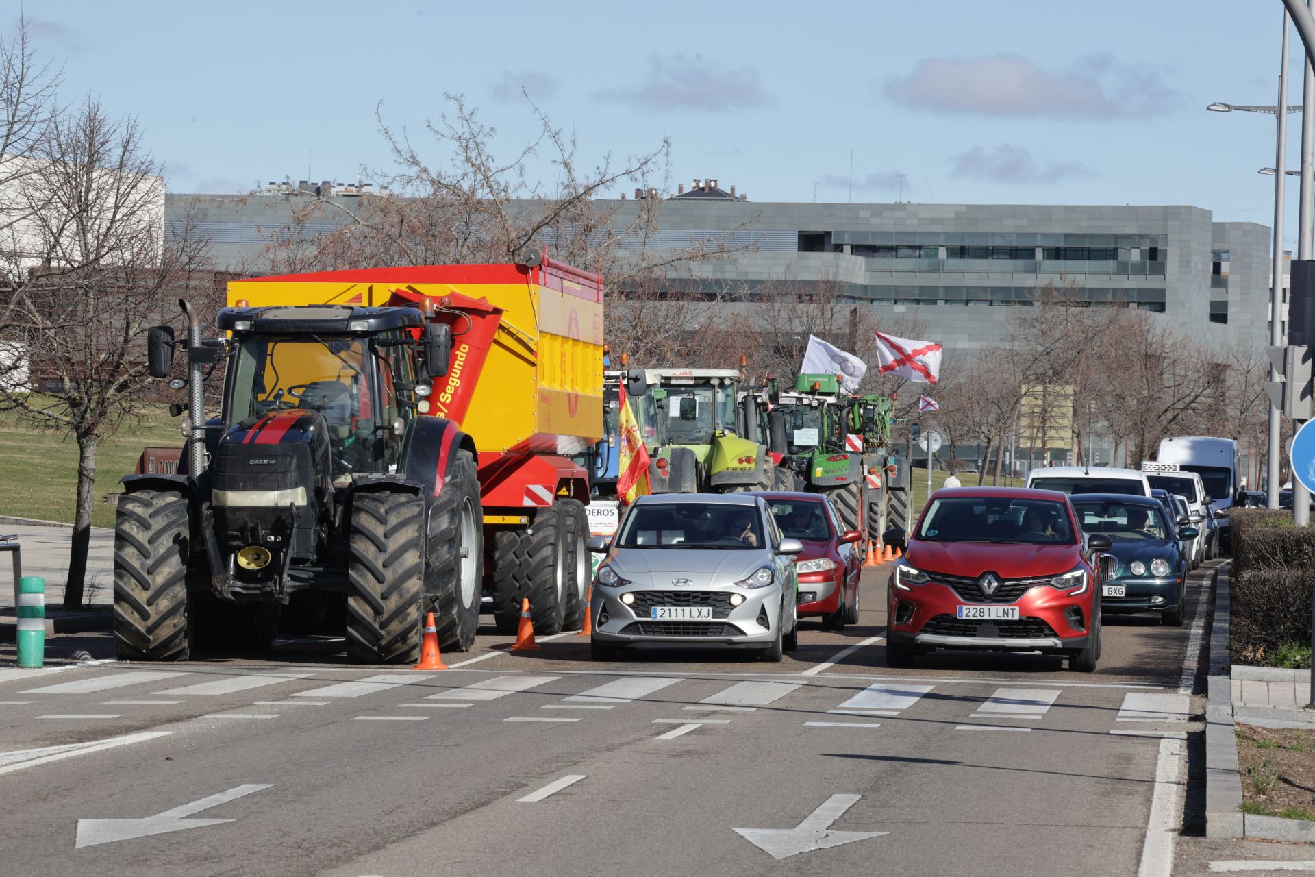 Agricultores y ganaderos protestan en Valladolid por el acuerdo con Mercosur