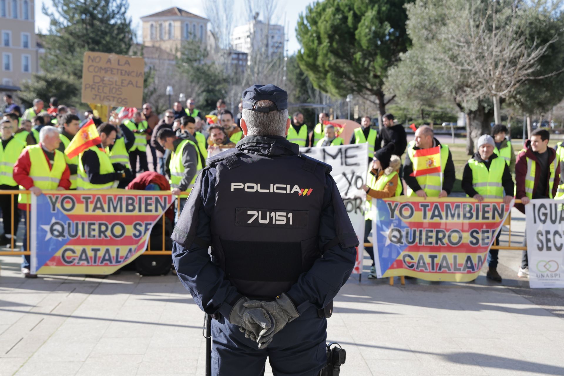 Agricultores y ganaderos protestan en Valladolid por el acuerdo con Mercosur