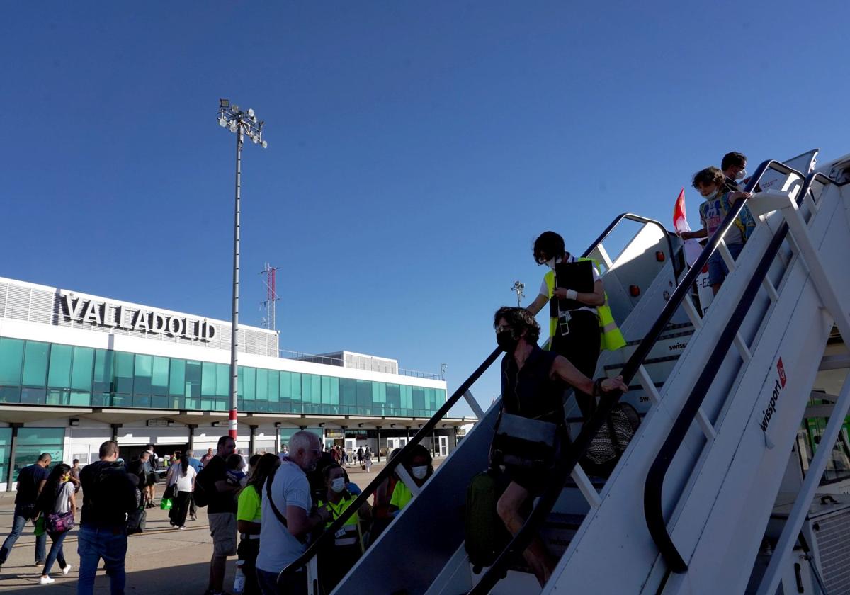 Imagen de archivo del aeropuerto de Villanubla.