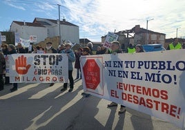 Manifestación del 19 de enero en Pinarejos.