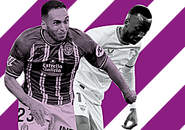 Los jugadores del Real Valladolid hacen piña antes del último partido frente al Rayo Vallecano