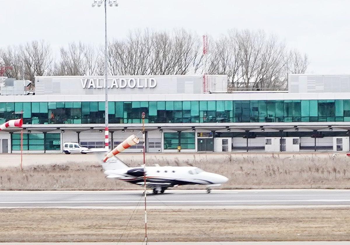 Imagen de archivo del aeropuerto de Villanubla.