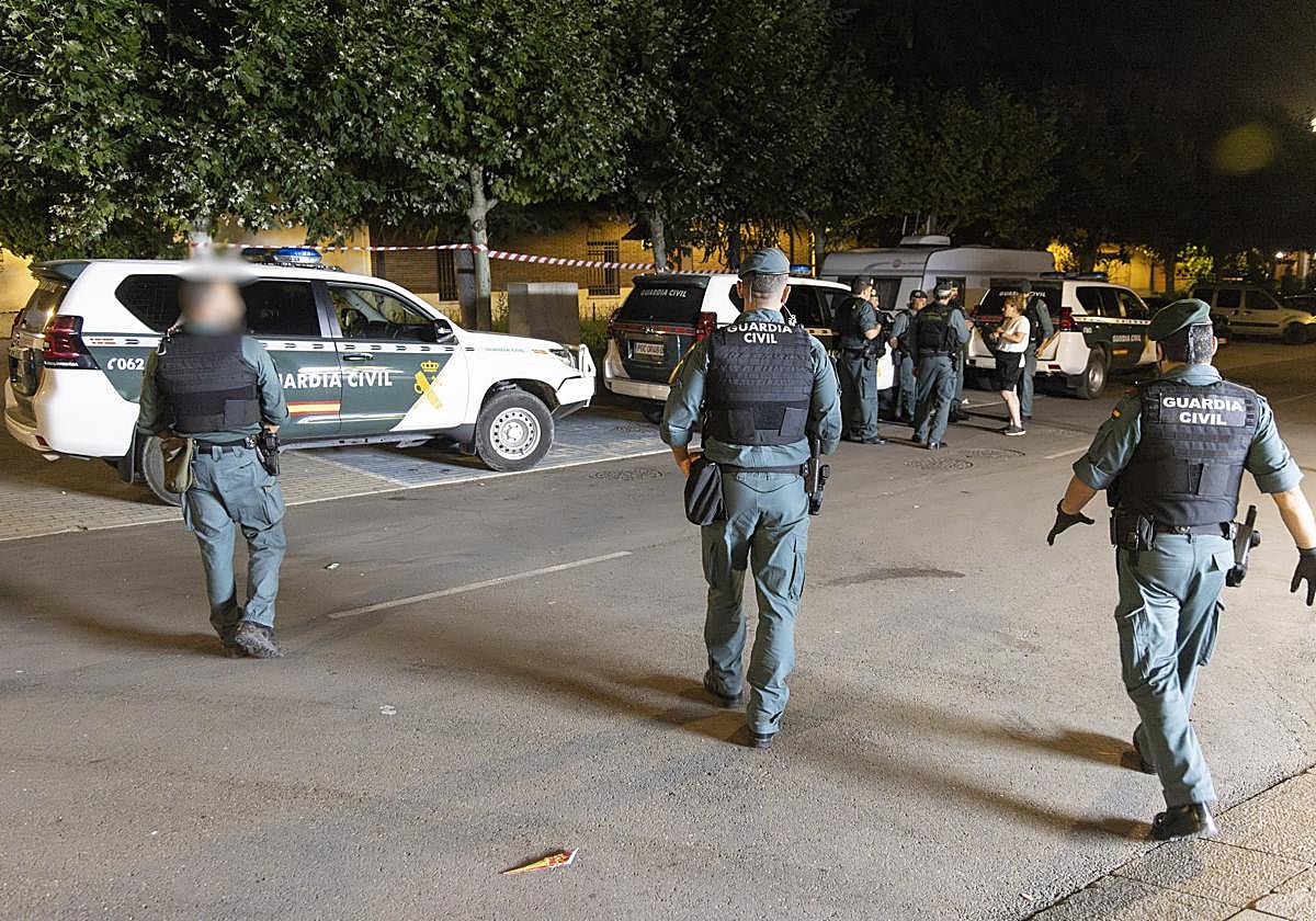 Miembros de la USECIC de la Guardia Civil en una intervención anterior.