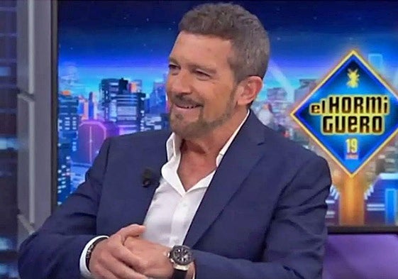 Antonio Banderas en 'El Hormiguero'.