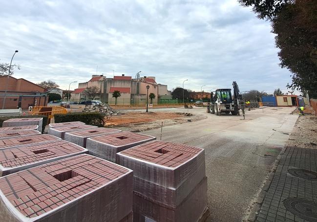 Algunas de las obras que se están ejecutando en la localidad.