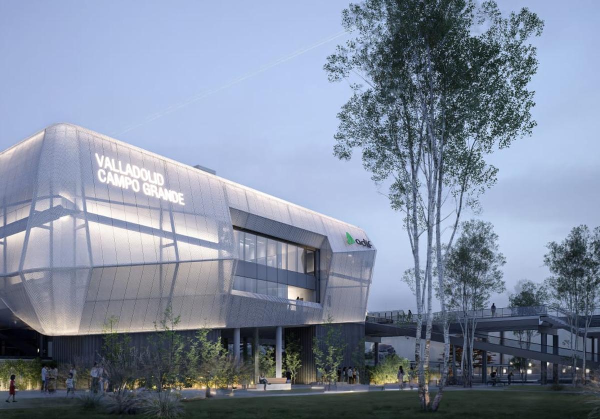 Recreación de cómo será la futura estación de tren de Valladolid-Campo Grande