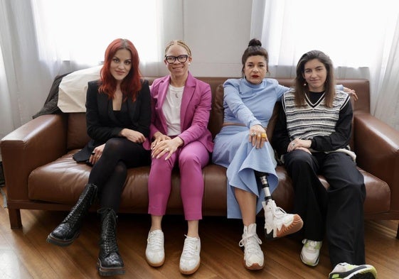Sara García, Adiaratou Iglesias, Nerea Pérez y Sara Socas.