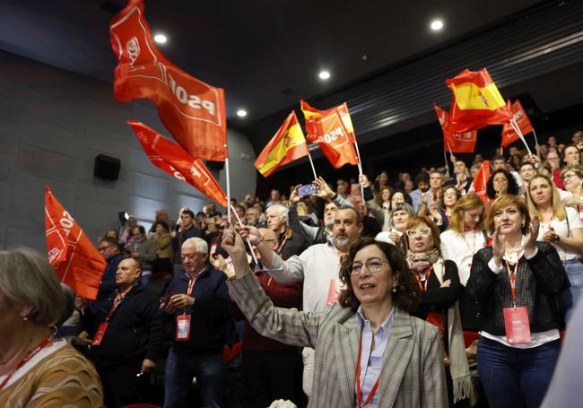 Asistentes al congreso autonómico del PSOE.