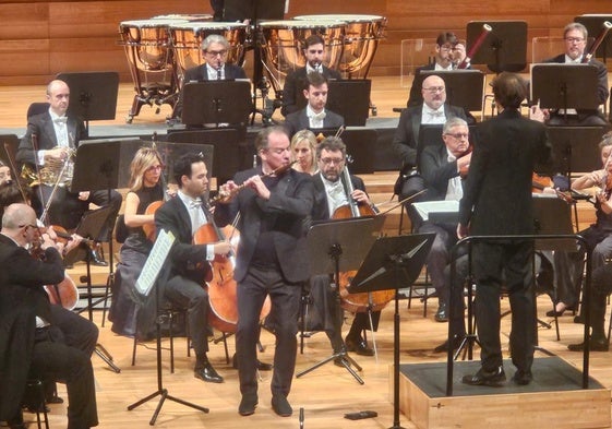 Emmanuel Pahud en un momento del concierto.