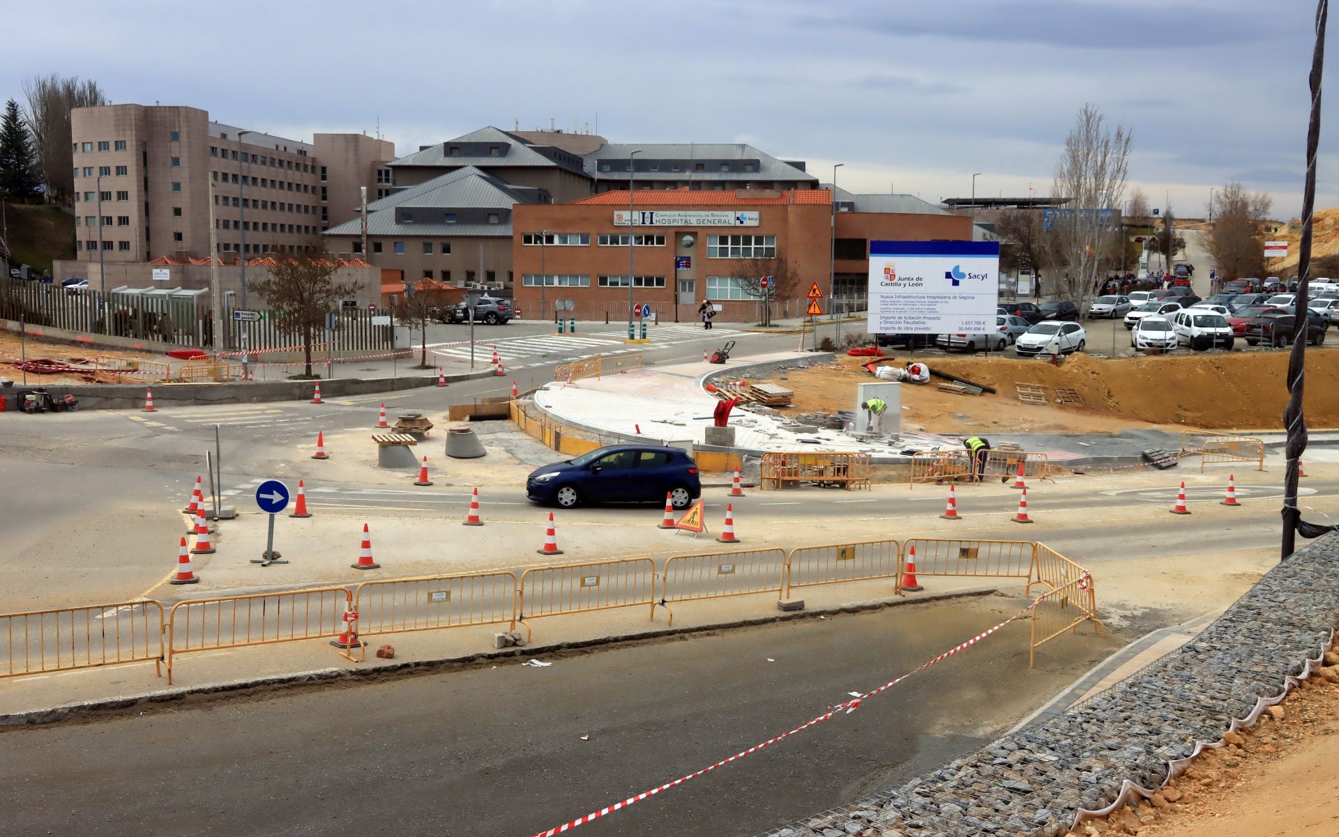 Fotos: así marchan las obras del Hospital de Segovia