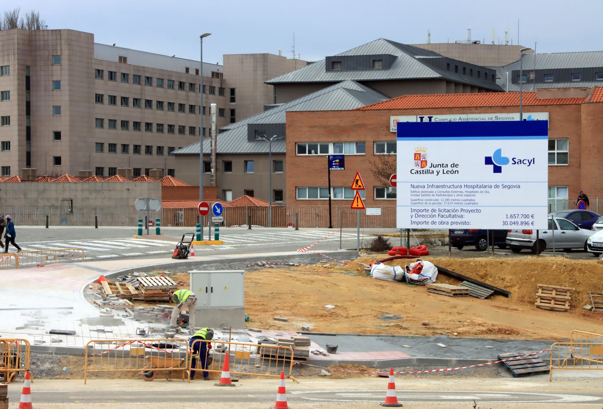 Fotos: así marchan las obras del Hospital de Segovia
