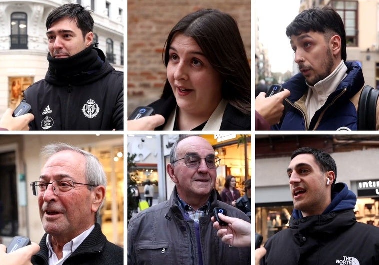 Collage de los distintos aficionados entrevistados.