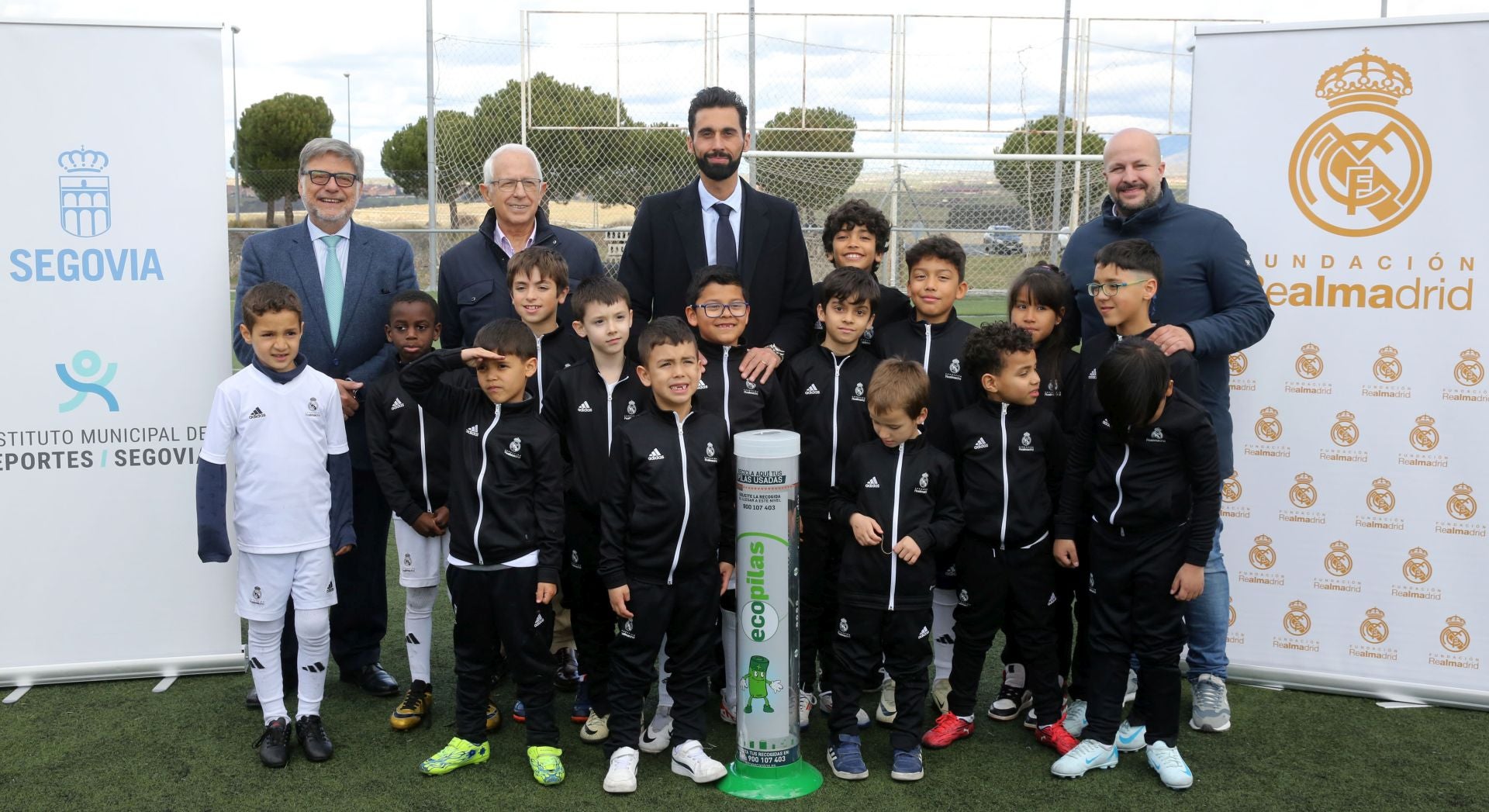 Fotos de la visita de Álvaro Arbeloa a Segovia