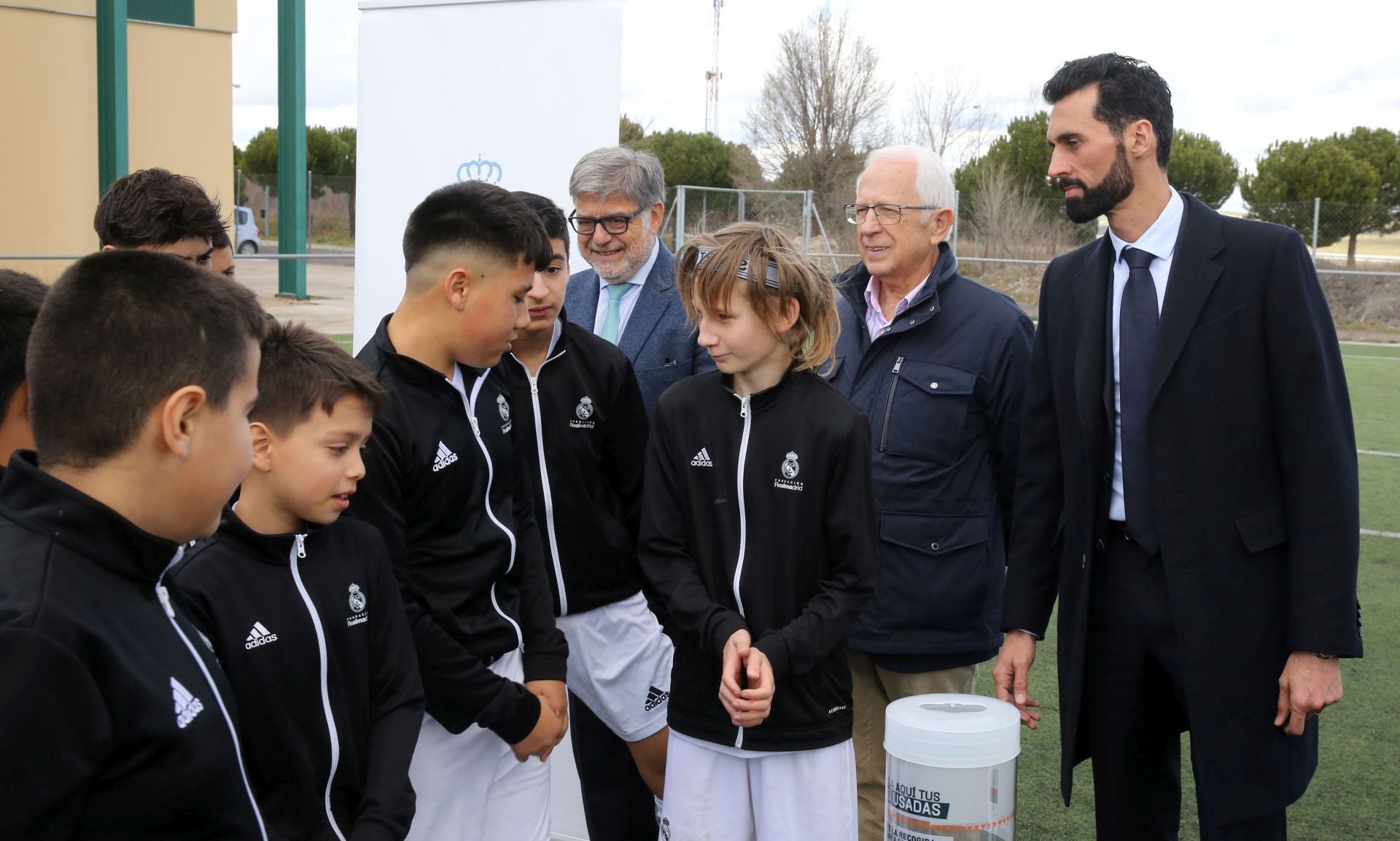 Fotos de la visita de Álvaro Arbeloa a Segovia