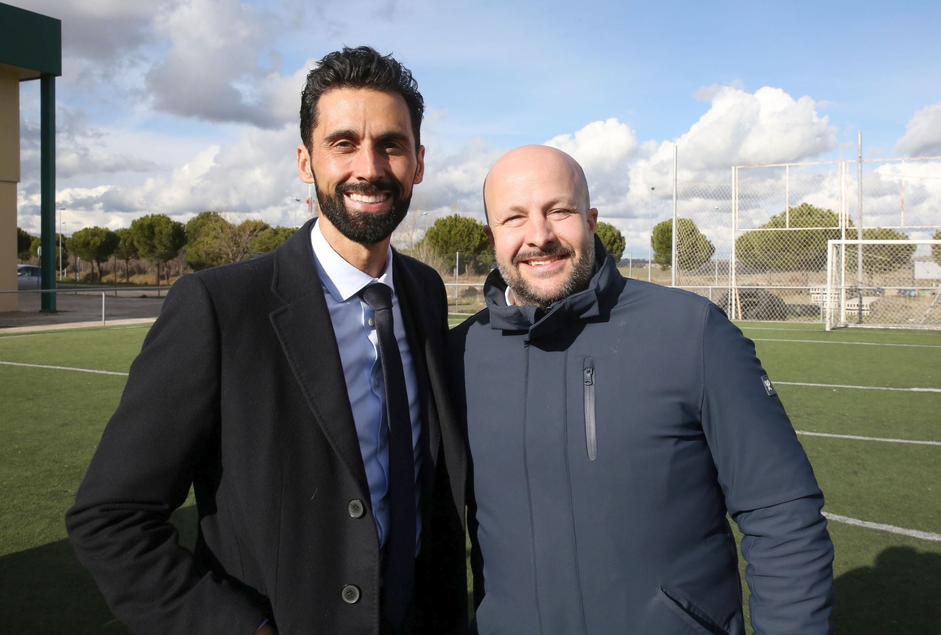 Fotos de la visita de Álvaro Arbeloa a Segovia