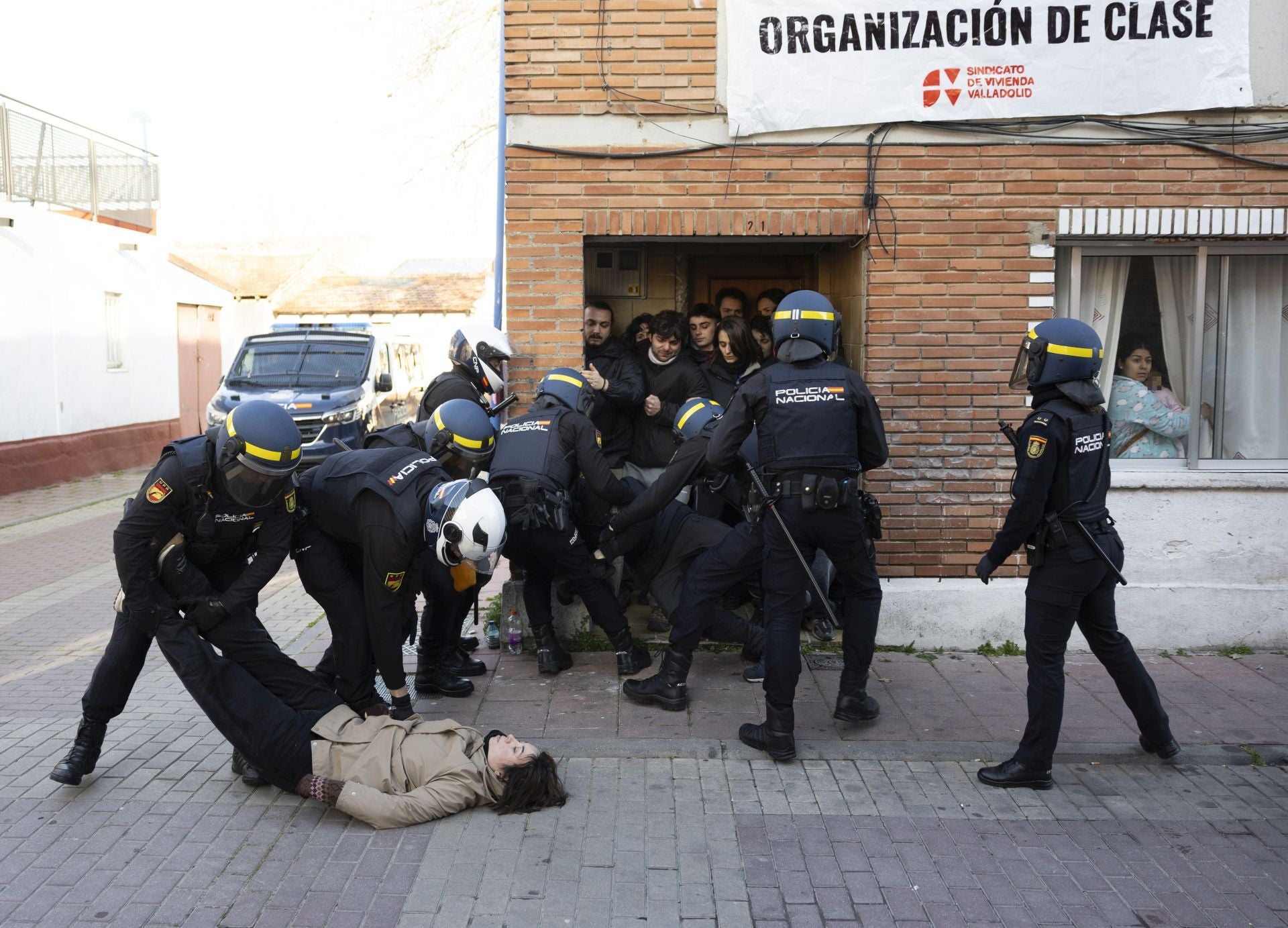 Desahucio de Verónica en el Barrio España