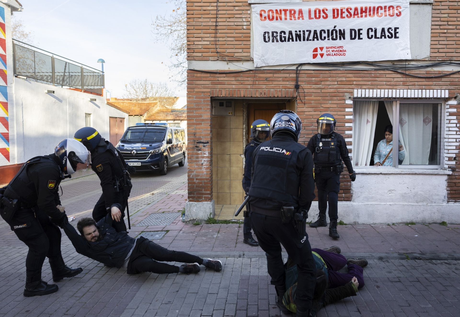 Desahucio de Verónica en el Barrio España