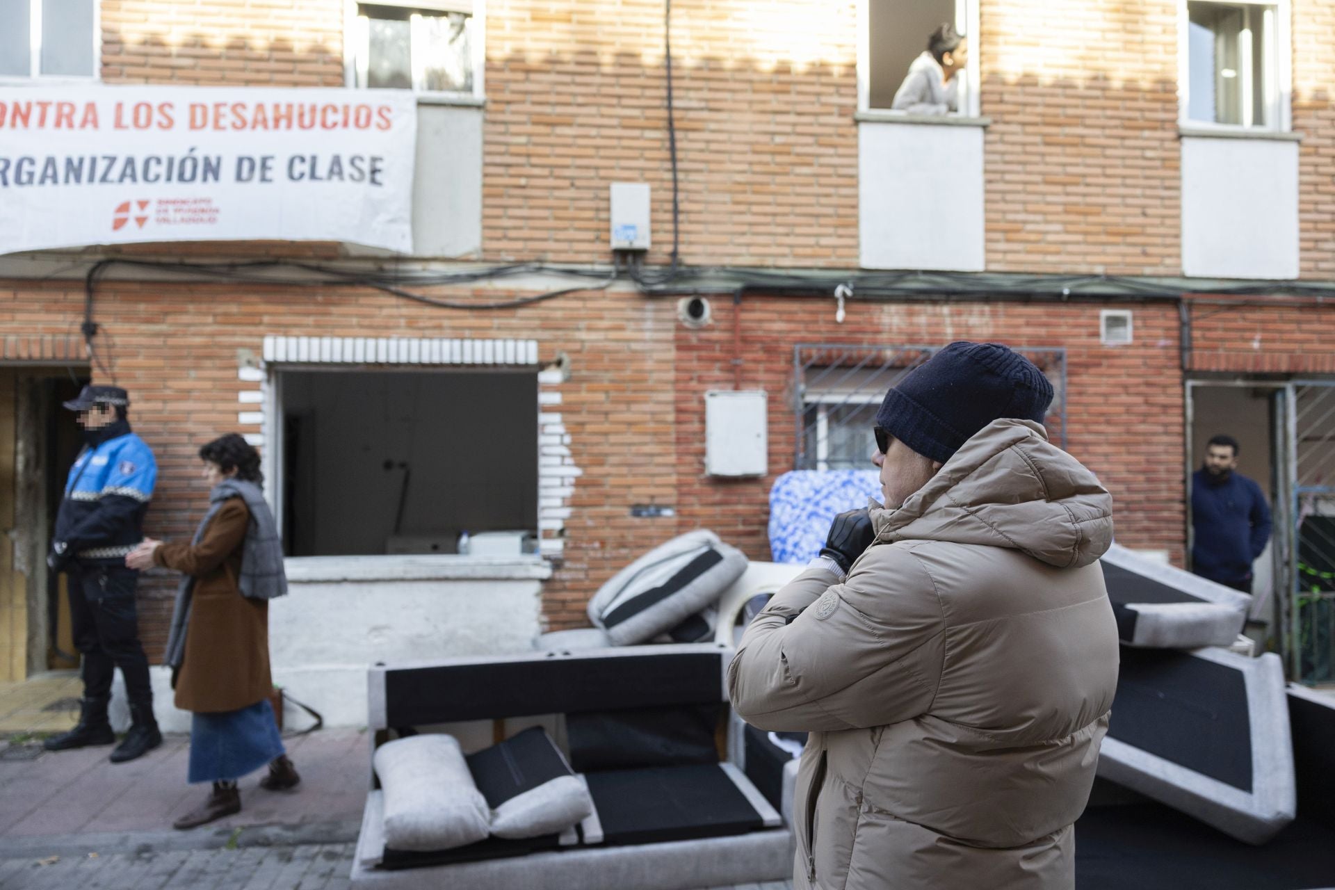 Desahucio de Verónica en el Barrio España