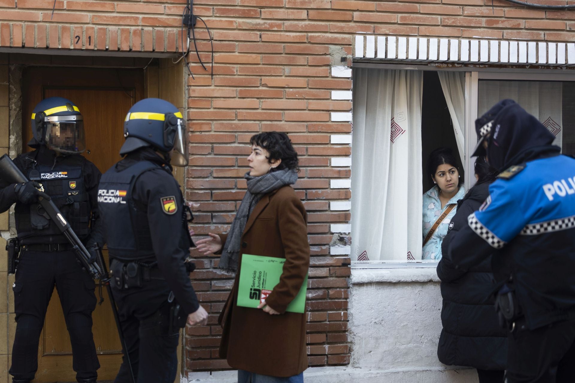 Desahucio de Verónica en el Barrio España