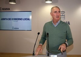 José Mazarías, durante la rueda de prensa de este jueves.