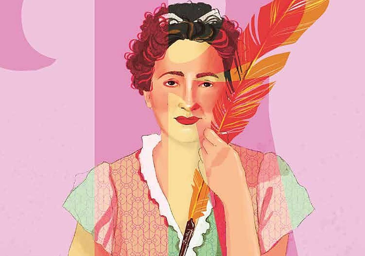 Retrato de Rosa Chacel, por Giselfust.