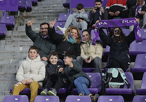 Imágenes de las gradas de Zorrilla en el Real Valladolid - UD Las Palmas