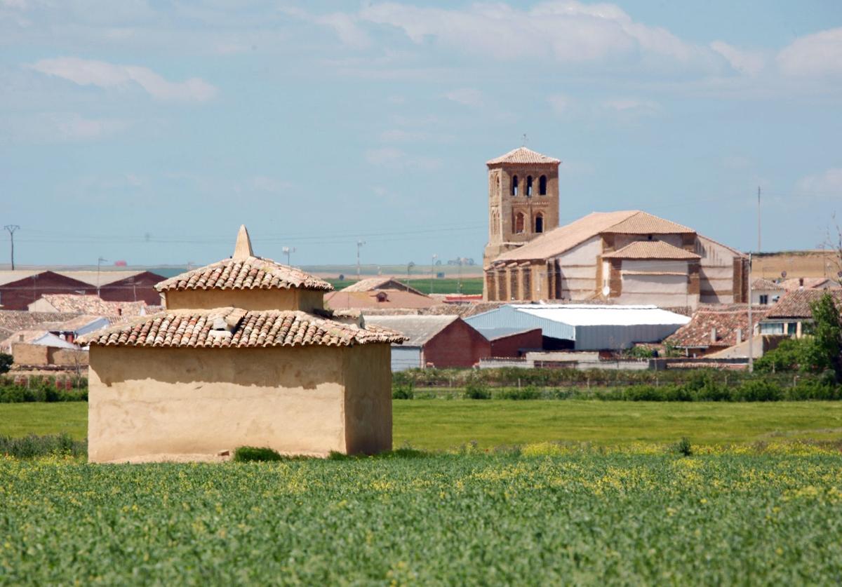 Vista de la localidad palentina de Boadilla de Rioseco.