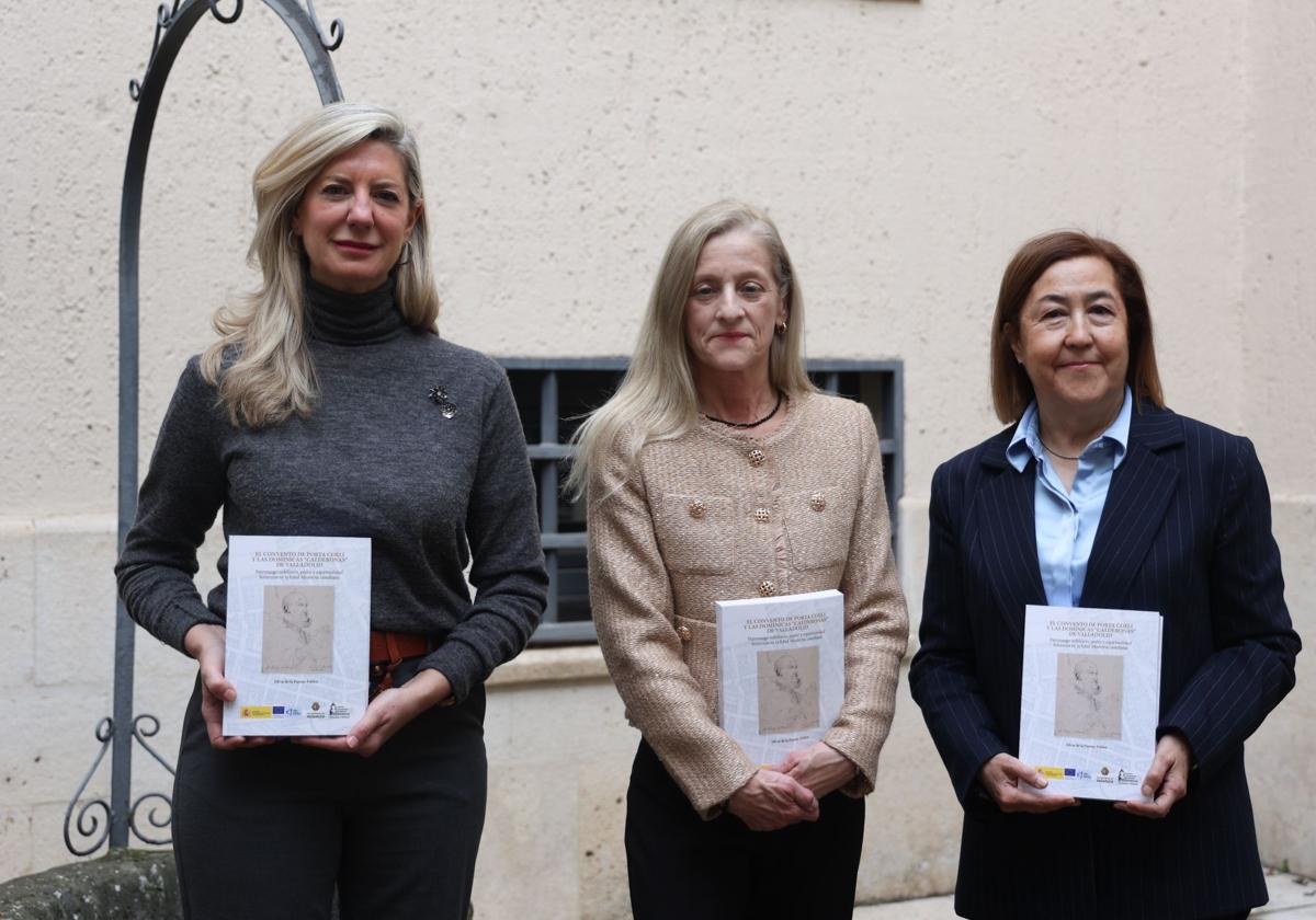 Desde la izquierda, Irene Carvajal, Silvia de la Fuente y Margarita Torremocha.