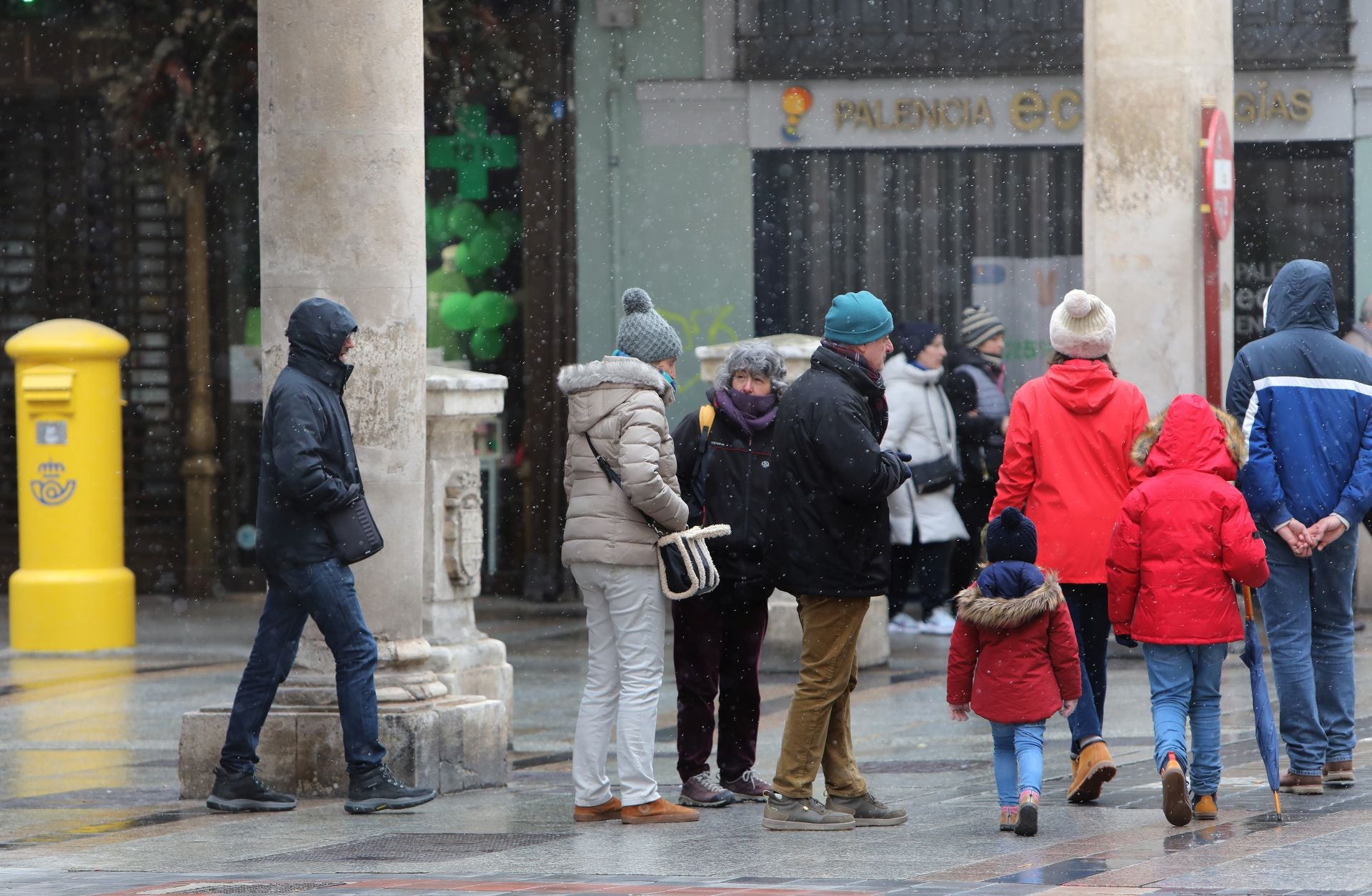 La nieve llega a Palencia